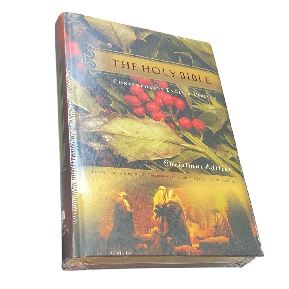 New American Bible Society The Holy Bible Christmas Edition Contemporary English
